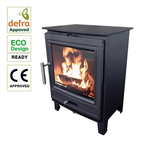 5kw multifuel stove wood log - stove,