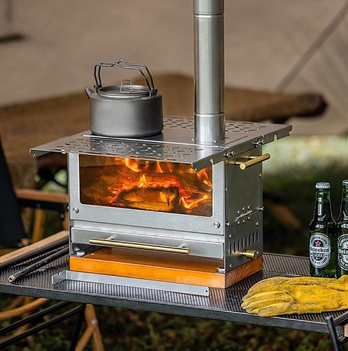 Stainless steel portable - steel, log