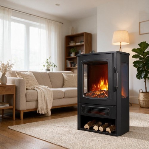 Electric log burner - log,