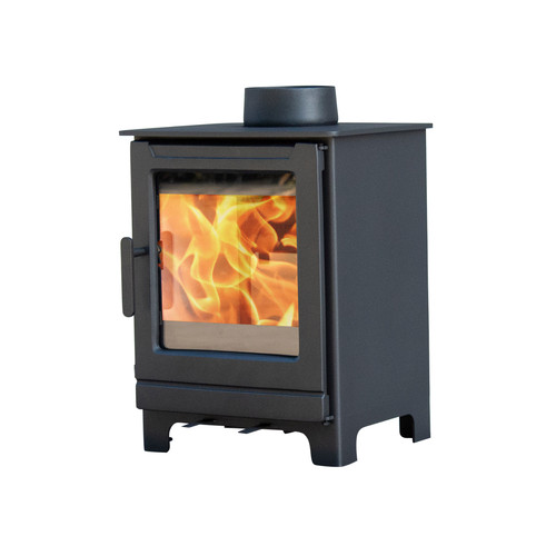 Wood burning stove - stove, log