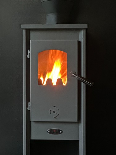 Blist 6kw log burner - log, stove