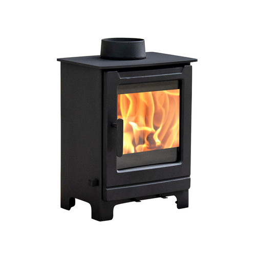 Wood burning stove log - burning,